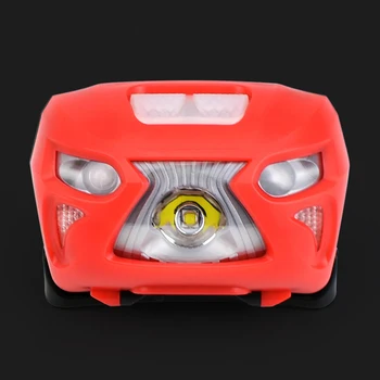 

200LM Powerfull Headlamp Rechargeable LED Headlight Body Motion Sensor Head Flashlight Camping Torch Light Lamp With USB