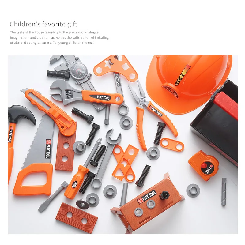 

Children Toolbox Toy Set Boy Model Maintenance Toolbox Repair Kit Baby Educational Screw