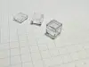 10pcs Acrylic Box Cube Shape for Element Cube Collection Storag Element Cubes Show And Protecter 3