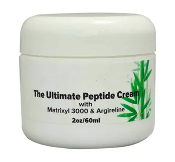 

The ultimate peptide cream, matrixyl 3000,coenzyme Q10 2oz Brightens and reduces pores,Improves skin tone ,anti-wrinkles