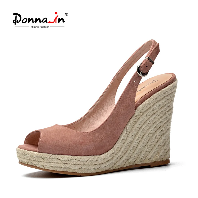 Donna in/Босоножки на платформе Женские босоножки из натуральной кожи очень высоком