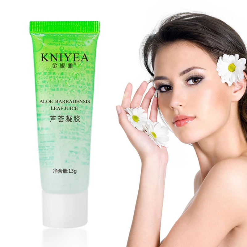 1 pcs Aloe Vera Gel Mask Professional Natural Primer Makeup Transparent 100% Pure Plant Sleep-free facial mask TSLM1 |