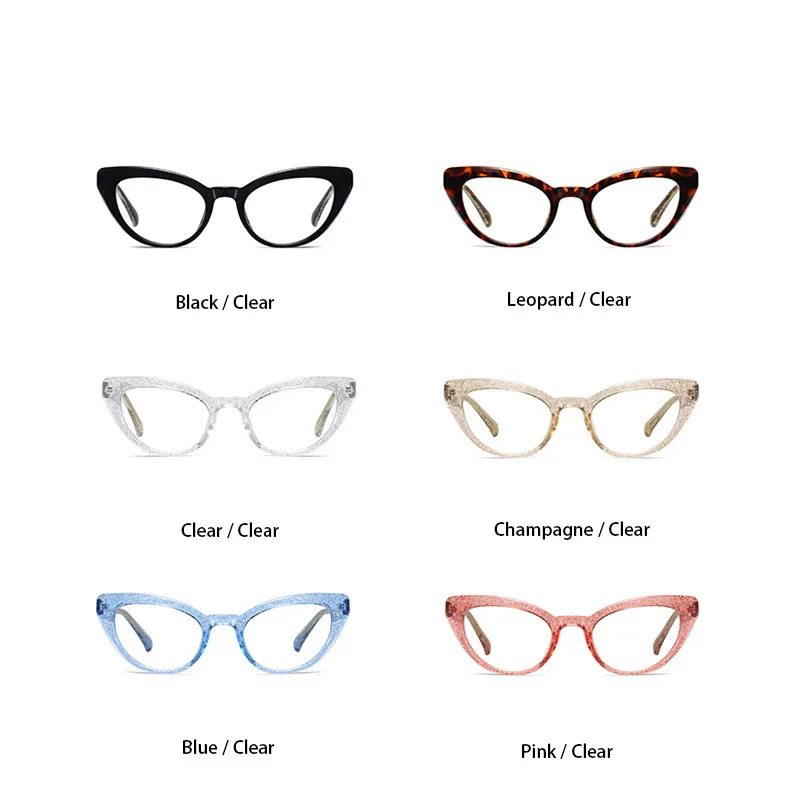 Новые компьютерные очки против синих лучей TR90, очки в форме "кошачий глаз", женский синий светильник с покрытием, игровые очки с блестками, оправа, мужские очки унисекс