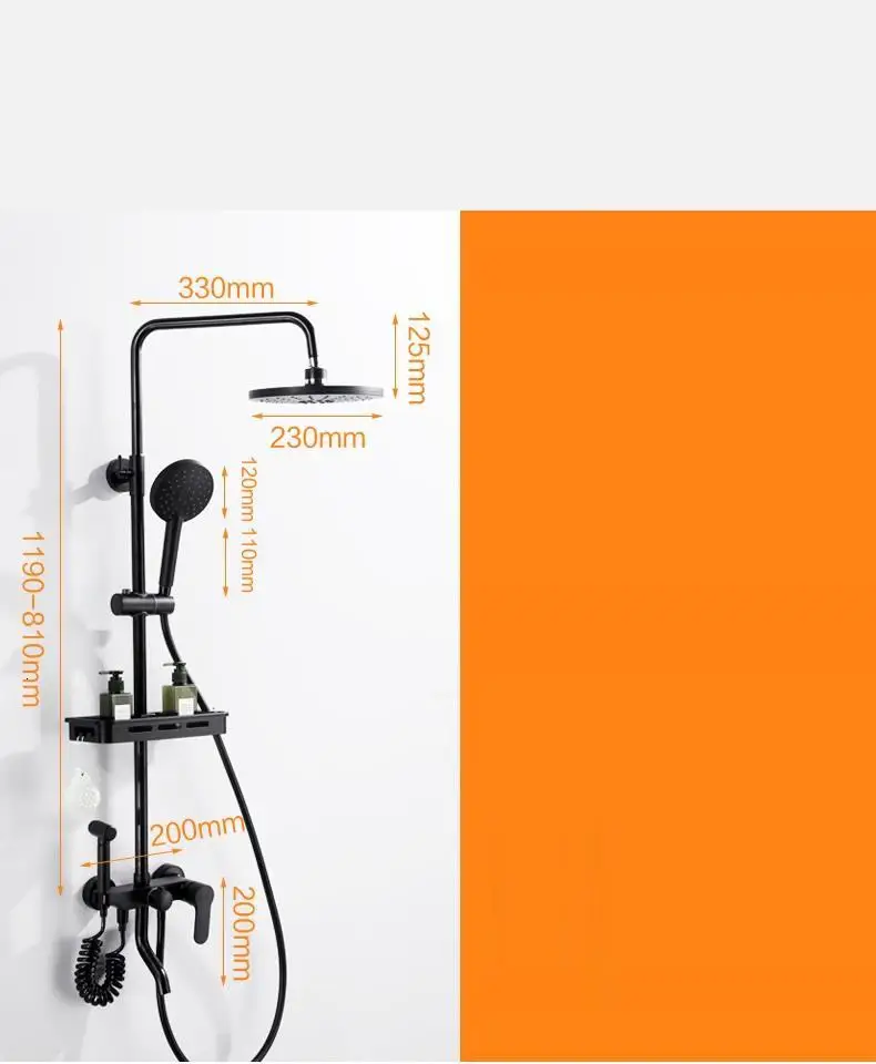 De handdouche Douchette Banheiro Duschsystem Doucheset Ducha Chuveiro Choveiro Лонгборда Chuveiro Ducha душ Ванная комната душа