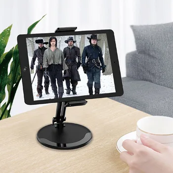 

Besegad Desktop Cell Phone Holder Tablet Mount Display Stand with 360 Degree Rotatable for Home Office Kitchen Desk