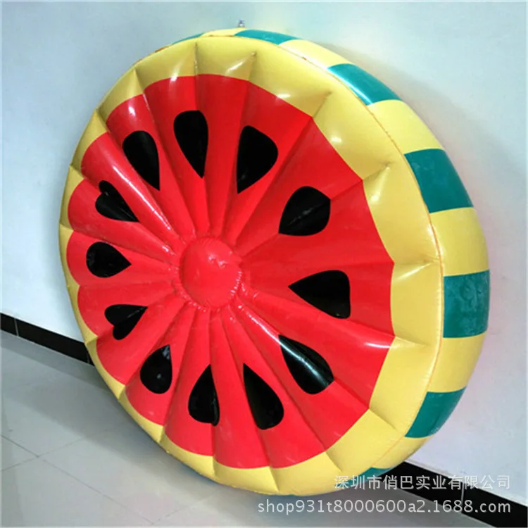 Huizhou дуя фабрика в настоящий момент ПВХ толстые плавающая кровать с принтом «арбуз» плавательный матрац надувная игрушка плавательный матрац A