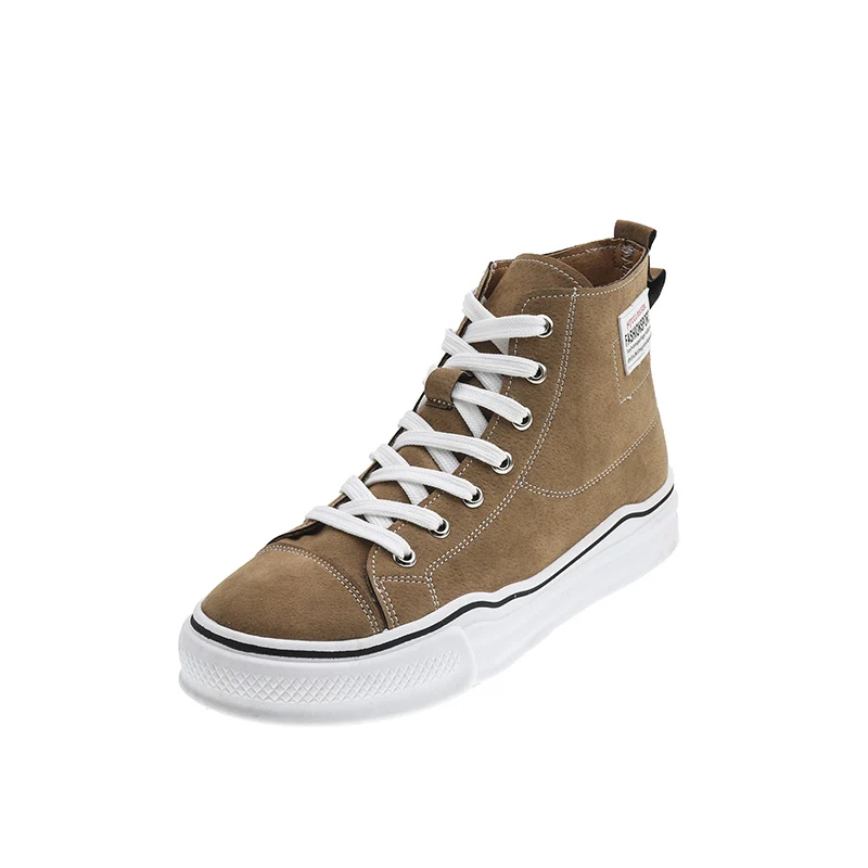 

High Quality Spring Fashion Lace-Up Outdoor Flats Shoes Women PU Leather Solid Color Casual Shoes Women Shoes Platform Sneakers
