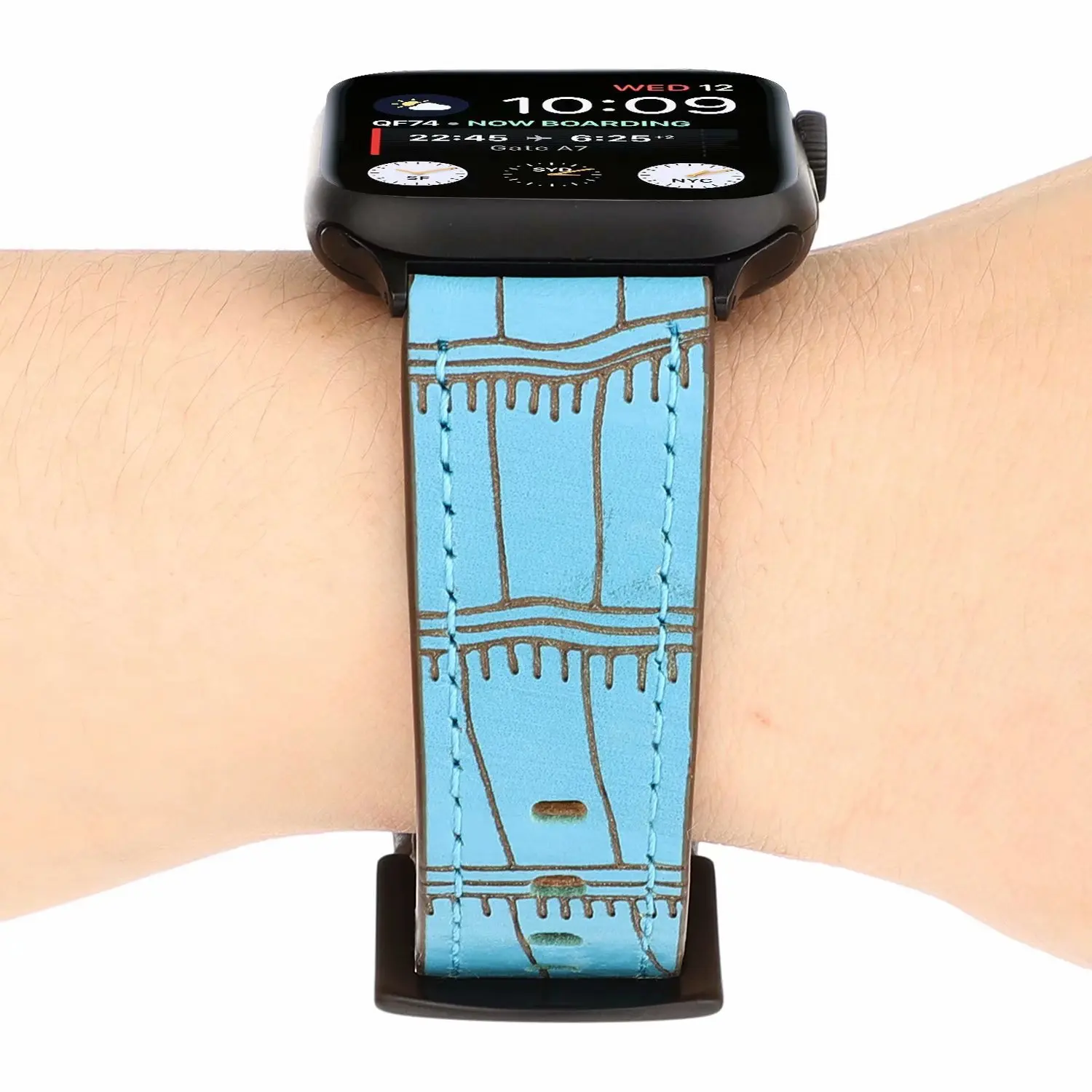 Натуральная кожа, Correa, ремешок для наручных часов Apple Watch 5/4 группа 44/40 мм сменный Браслет ремешок 38, 42 мм, версия для наручных часов iWatch, версия 3, 2