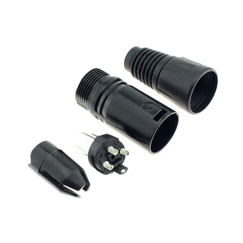 5 шт./лот XLR 3pin разъем аудио адаптер, XLR штекер микрофона микшер аксессуары для динамиков