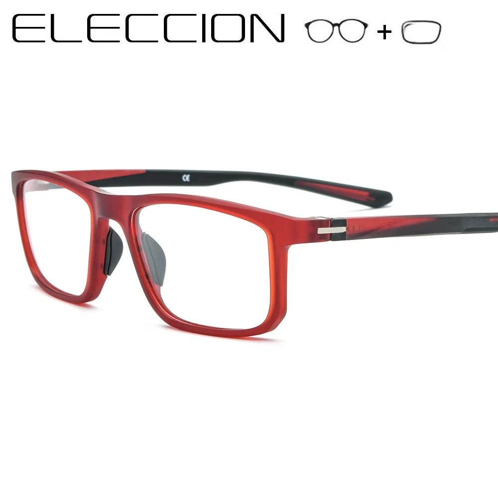 

ELECCION Brand TR90 Prescription Glasses Optical Frame Women Myopia eye glasses Frames for Men Spectacles with Diopters