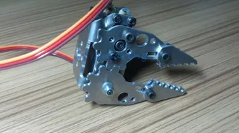 

1PC Metal Claws Robot Robotic Arm Claw Grip Mechanical Claw Steering Gear Accessories for RC Model