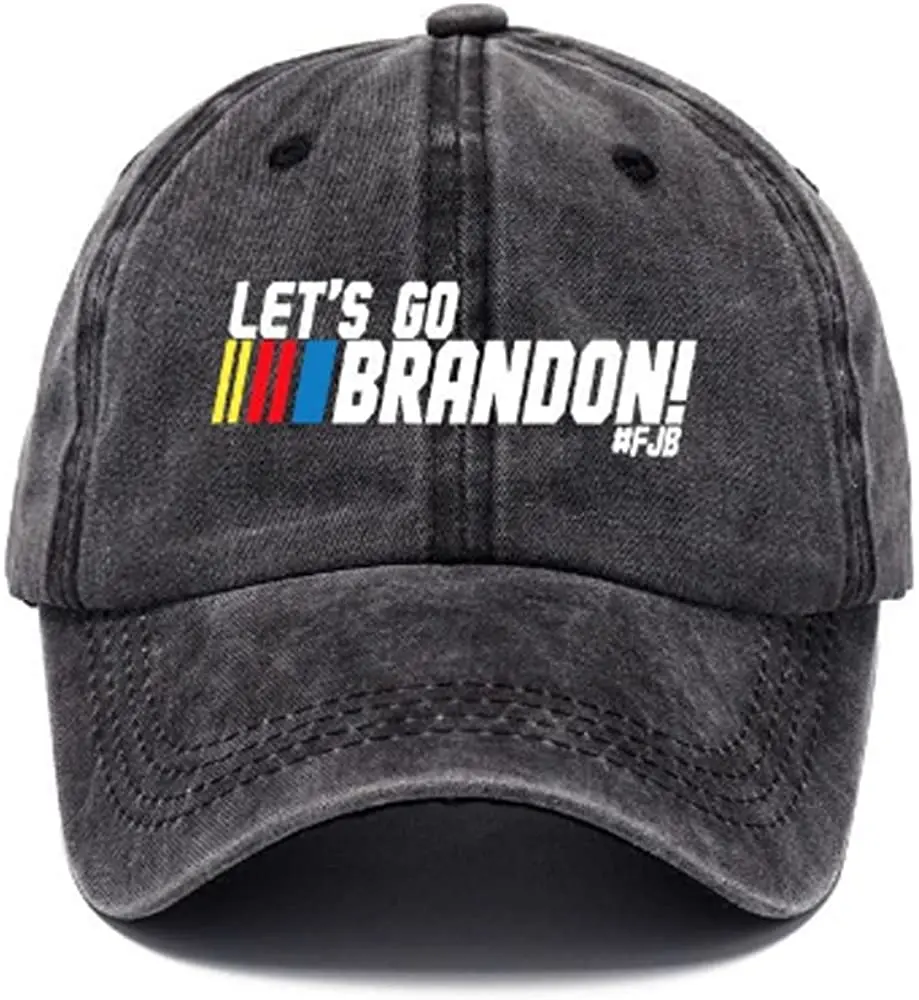 Let's Go Brandon – casquette de Baseball Anti Biden, chapeau Vintage, à  bretelles réglables, en Denim délavé, pour papa, FJB, unisexe | AliExpress