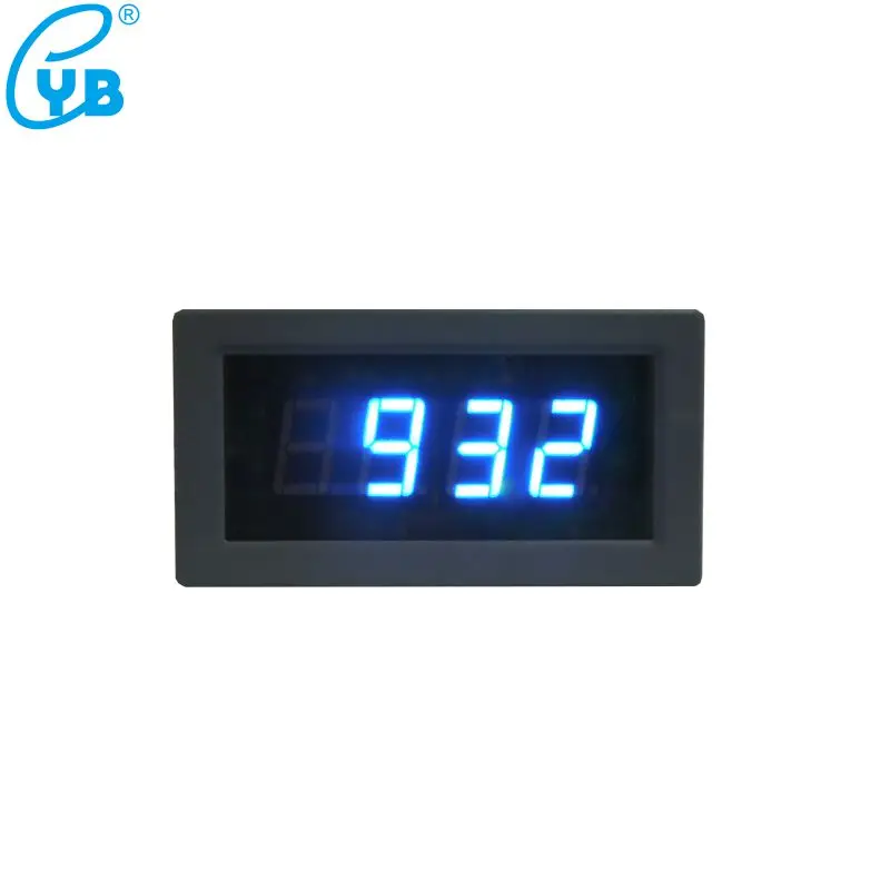 Blue DC1000V светодиодный цифровой Напряжение метр Разрешение 1V DC вольтметр переменного тока Питание DC 5V Напряжение монитор вольт Панель измерительный прибор - Цвет: Blue