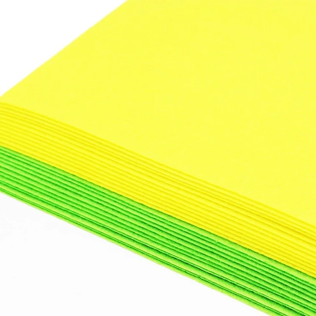 CMCYILING Green Felt Sheets 1 MM Thicknes, Non-Woven Fabric, Polyester  Cloth For DIY Sewing Crafts Scrapbook 40 Pcs/Lot 10*15cm