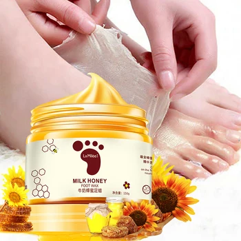 

Honey Foot Wax Milk Cream Whitening Nourish Moisturizing Hydrating Remove Dead Skin Care Nourishing Q1