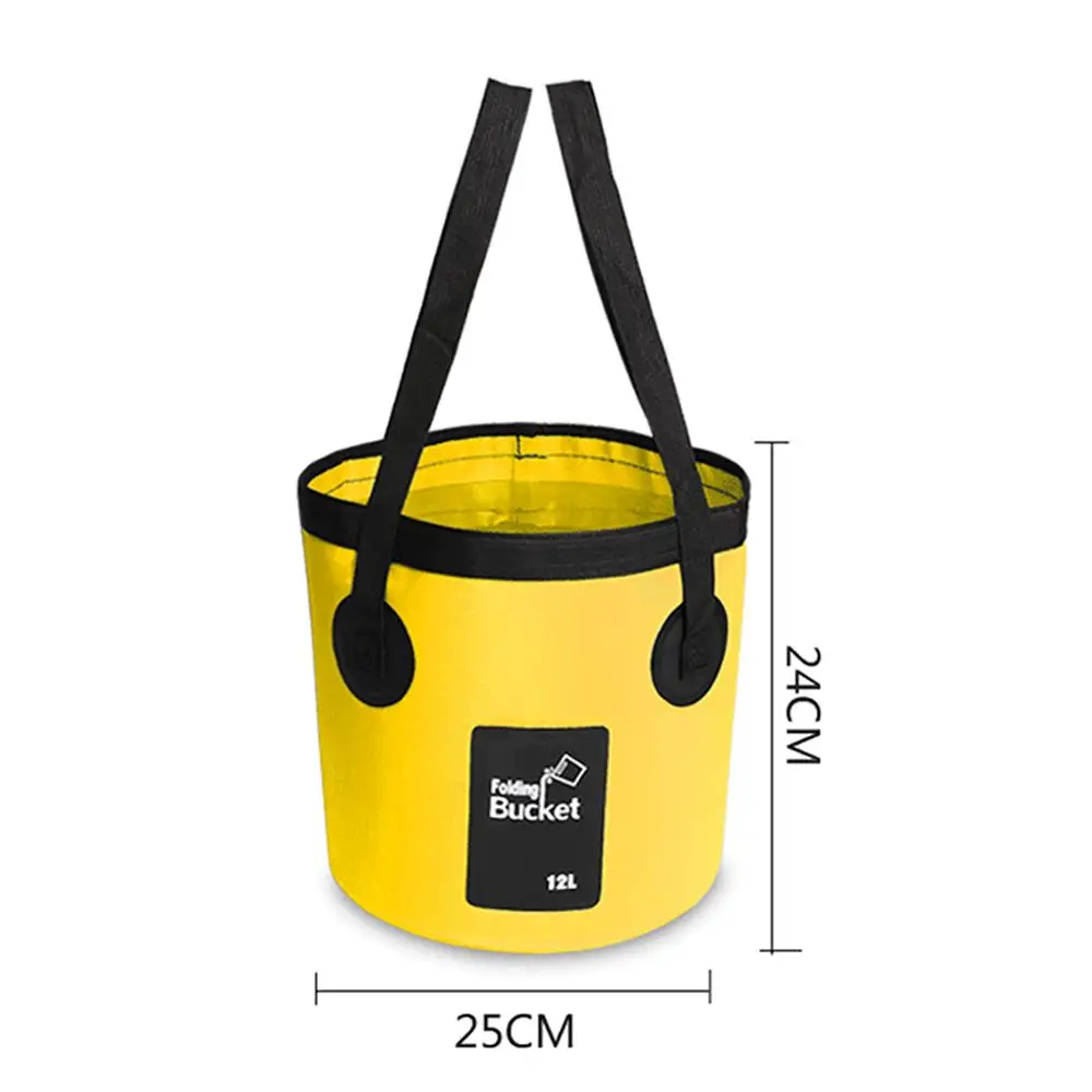 12 / 20 L Outdoor portable folding water bucket for water dish hand foot car washing camping travel toy bucket