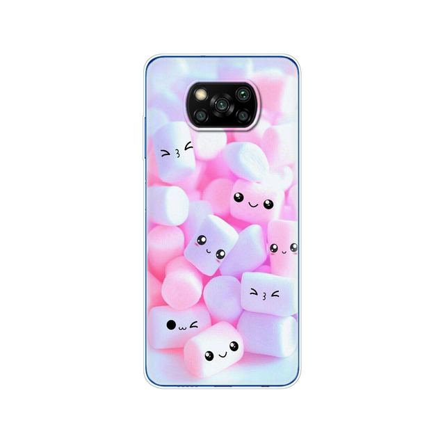 Xiaomi Poco X3 NFC Case Silicon Soft Back For POCO X3 Pro Case TPU Bumper for Poco X 3 PocoX3 NFC 6.67'' Global Phone Cover