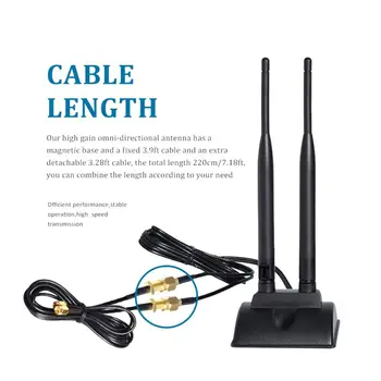 

SMA Interface Extension Line WIFI 2 6D Wireless Card Router Mobile Antenna Router Mobile Antenna With Magnet