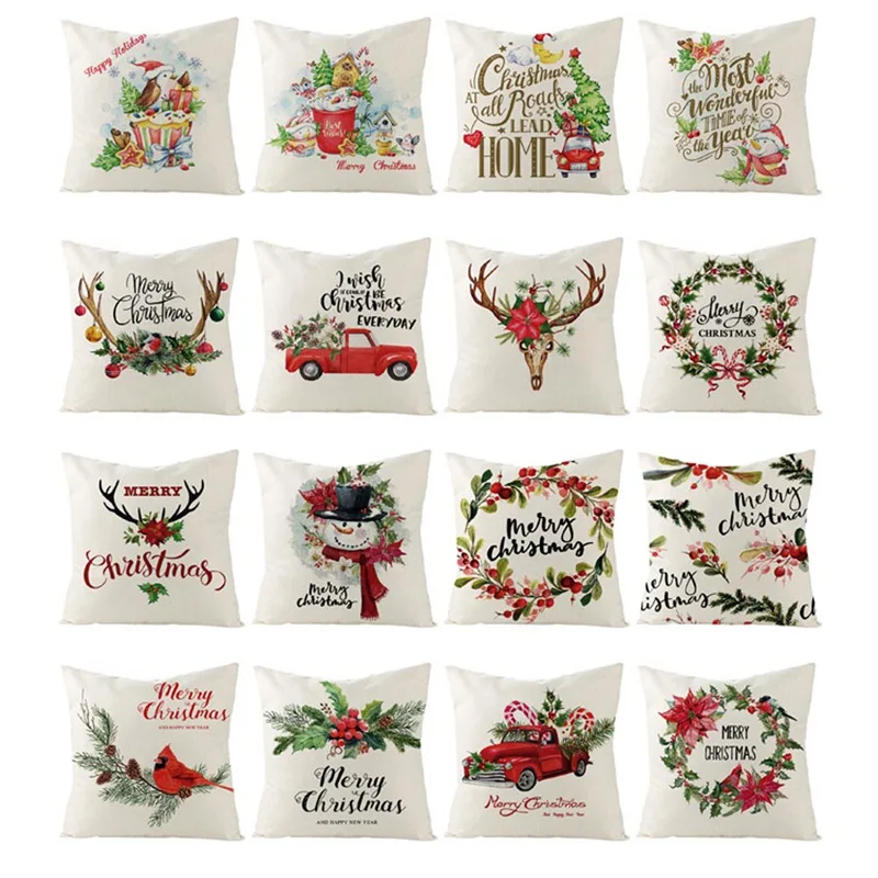 

Decorative Cushion Cover Pillow Cover Pillowcase Christmas Decorative Cushions For Sofa Pillowcase Modern Home Decoration