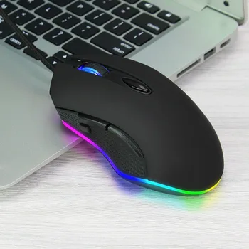 

Programmable RGB LED Gaming Mouse USB Wired Optical Mice 8 Buttons 7200 DPI 8 mouse buttons For Laptop Computer PC Mouse