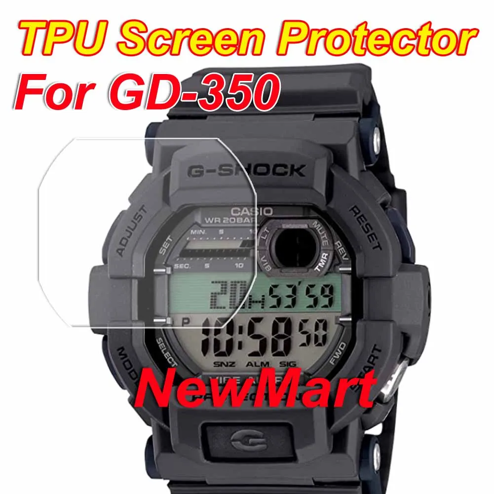 3Pcs For GD 350 W 218 W 217 F 108 F 105 F 81 F 84 A178 GD 350 A158 A169 TPU  Nano Screen Protector For Casio G Shock Watch| | - AliExpress