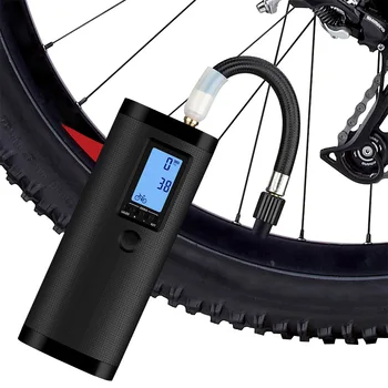 

3 in 1 LCD Display Car Pump Motorcycle Bike Truck Bicycle USB Rechargeable Electric Portable Car Pump for Travel Mini Air Pump