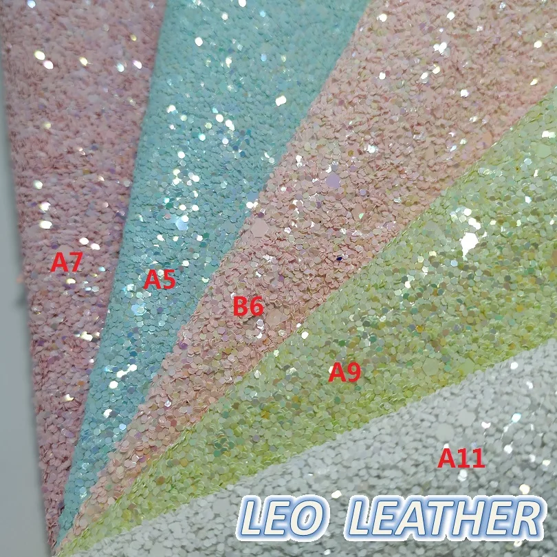 1PCS 21X29CM Synthetic Leather Chunky Glitter Fabric For DIY Accessories S142A | Дом и сад