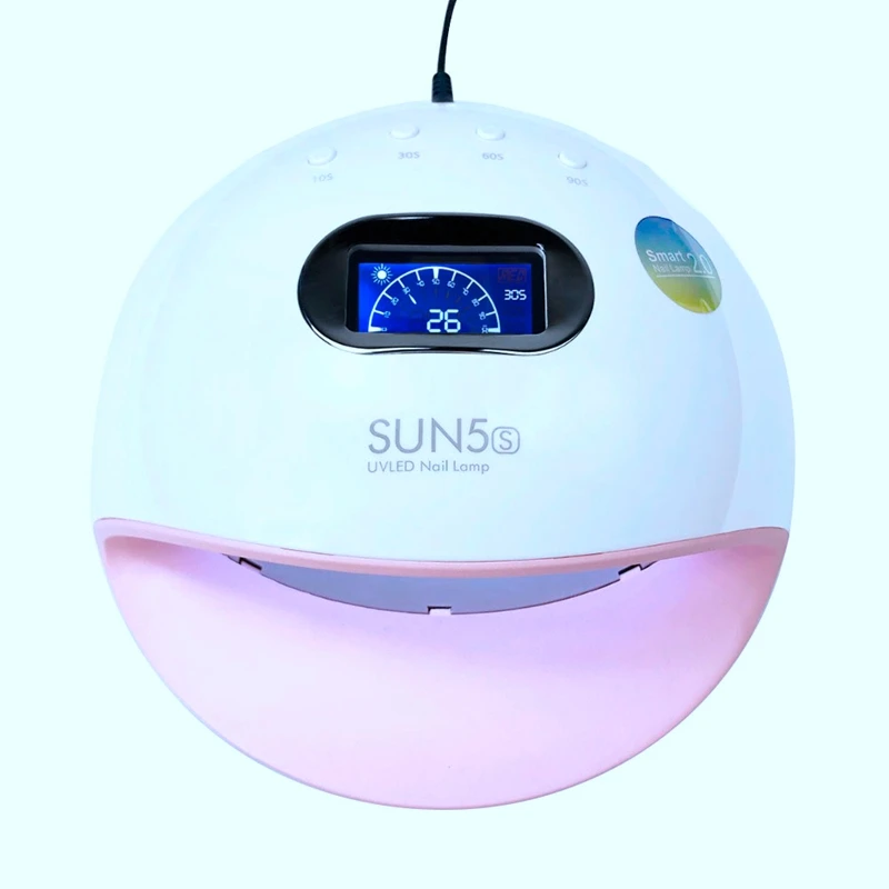 

72W Uv Led Nail Lamp For Manicure Nail Dryer For All Gels Polish With Automatic Sensor Smart Temperature Control Eu Plug