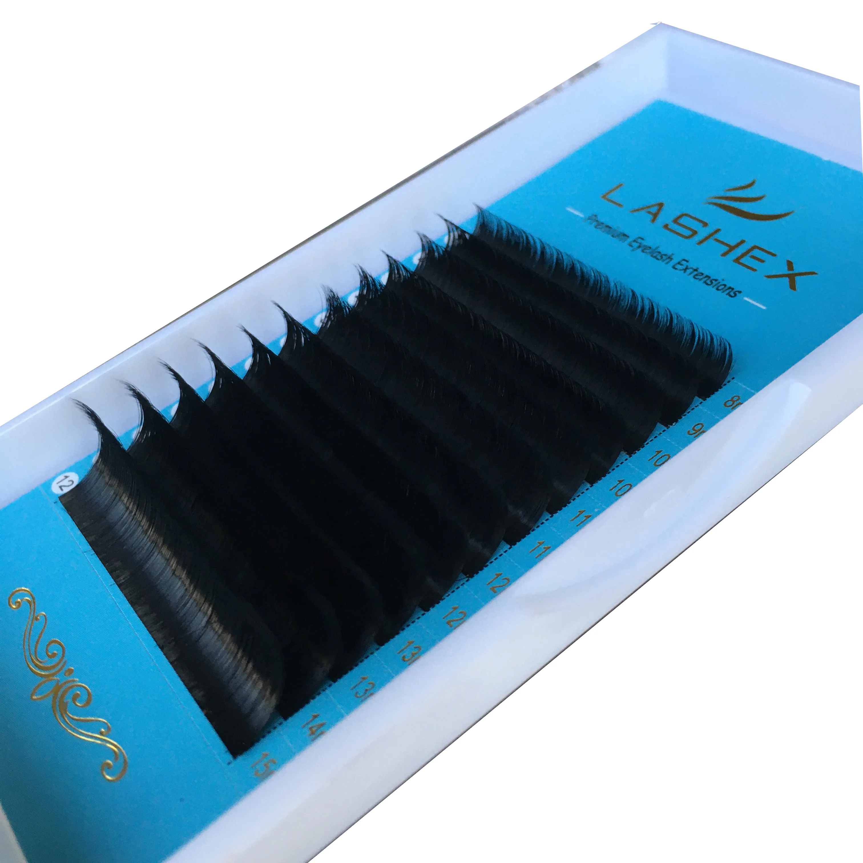 

Korea PBT Automatic Flowering Lashes 8-15mm Easy Fan Lash Extension Self fanning volume Matte black Eyelashes Extension