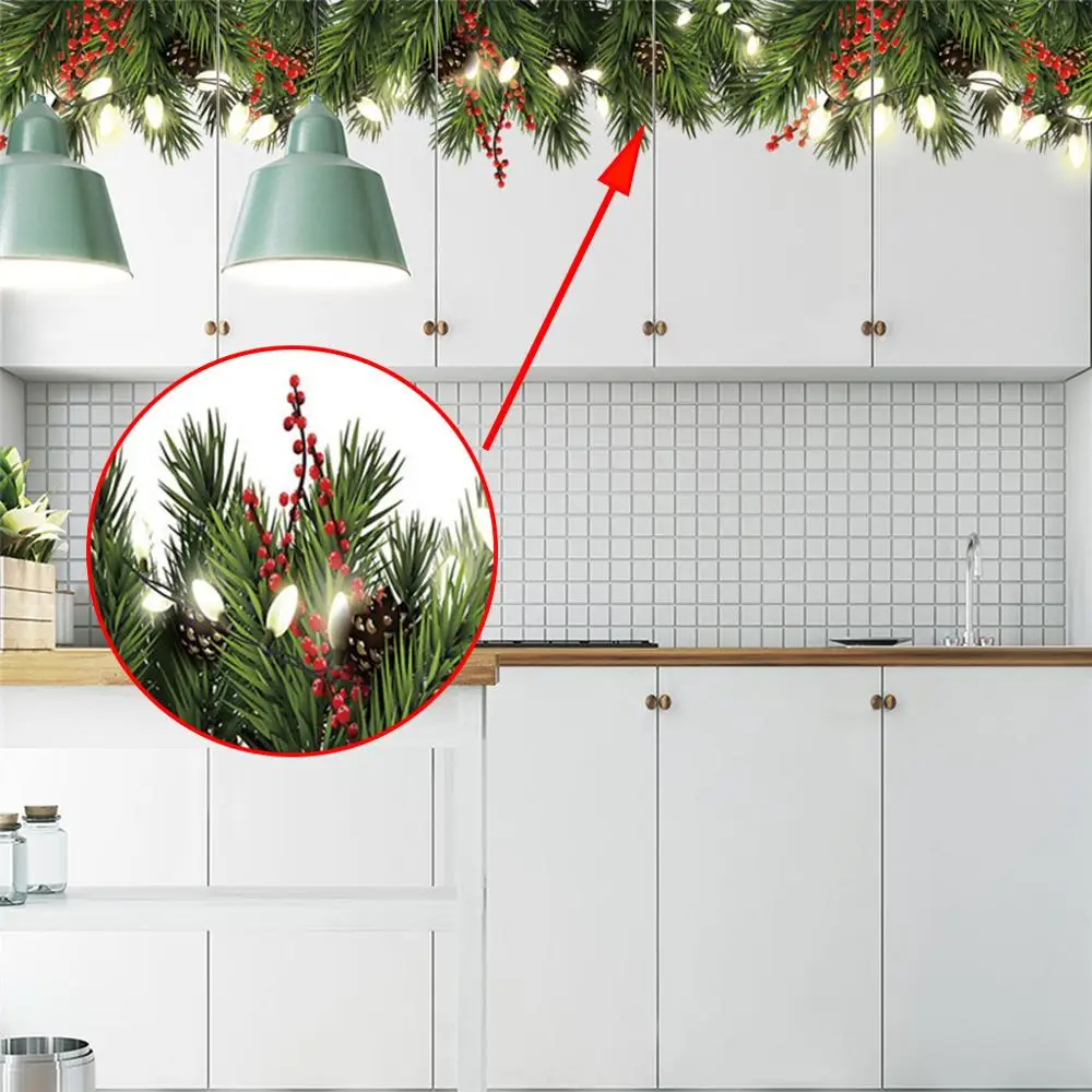 Merry Christmas Wall Stickers RemovableChristmas Tree Shop Window Decals Decorations For Home raamstickers kerst SD | Дом и сад