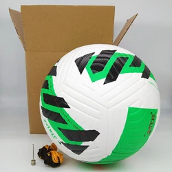 New 2021 2022 Soccer Ball Football Match Training Balls Green Size 5 High Quality PU Seamless Custom Team LOGO Name