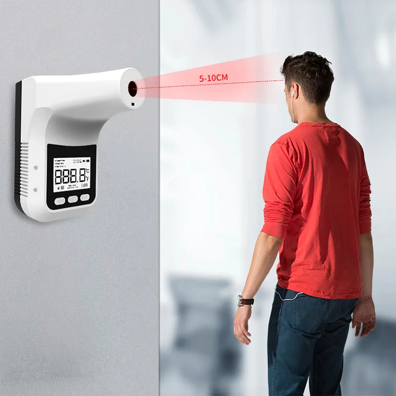 M3 PRO New Non-contact Infrared Thermometer Digital Forehead Hand Temperature Sensor Laser Gun With Fever Alarm Wall Mounted | Инструменты