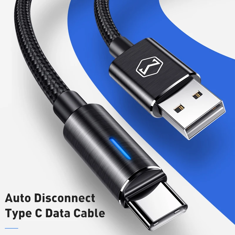 Mcdodo usb type-C кабель для samsung Galaxy S10 S9 S8 Plus One Plus Быстрая зарядка USB-C зарядное устройство для мобильного телефона USBC type-C кабель