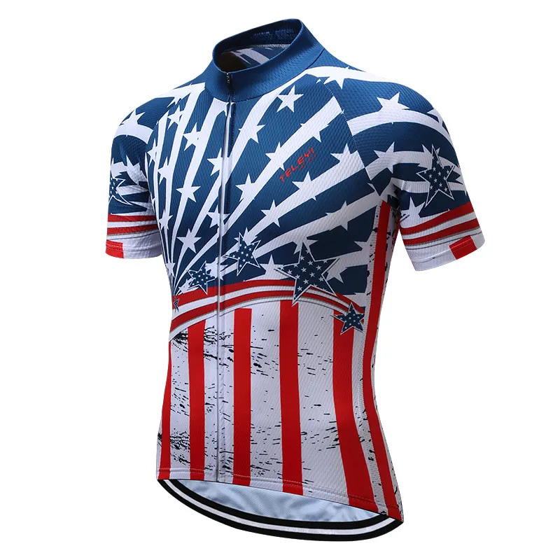 Pro Team, Мужская велосипедная майка, США, летняя одежда с коротким рукавом, для горного велосипеда, Джерси, Спортивная велосипедная рубашка, Майо, Ciclismo - Цвет: Style 12
