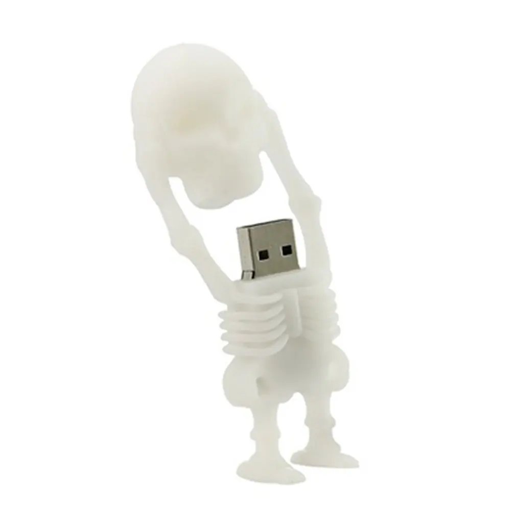 Мультфильм череп USB флеш-накопители высокоскоростной USB2.0 запоминающее устройство мини-флешка флэш-карта памяти
