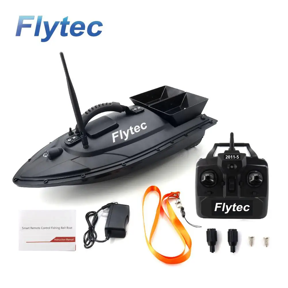 

LeadingStar Flytec 2011-5 Electric Fishing Bait RC Boat 500M Remote Fish Finder 5.4km/h Double Motor Toys Kit / RTR Version