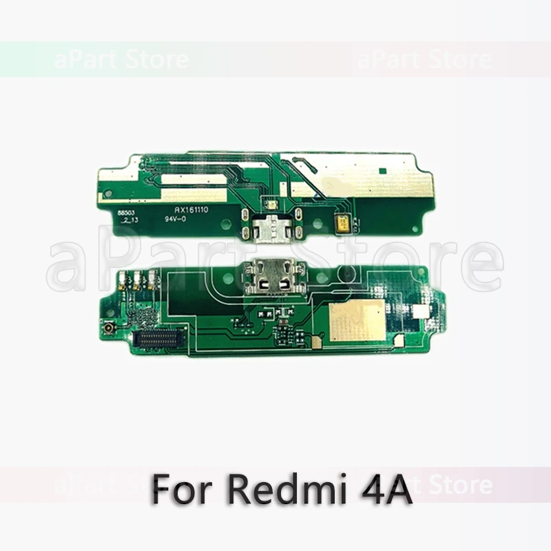 For Redmi 4A Для Xiaomi Redmi Note 3 3s 4 4x Pro Prime USB Дата зарядный порт зарядное устройство док-станция гибкий кабель Замена - Color: For Redmi 4A