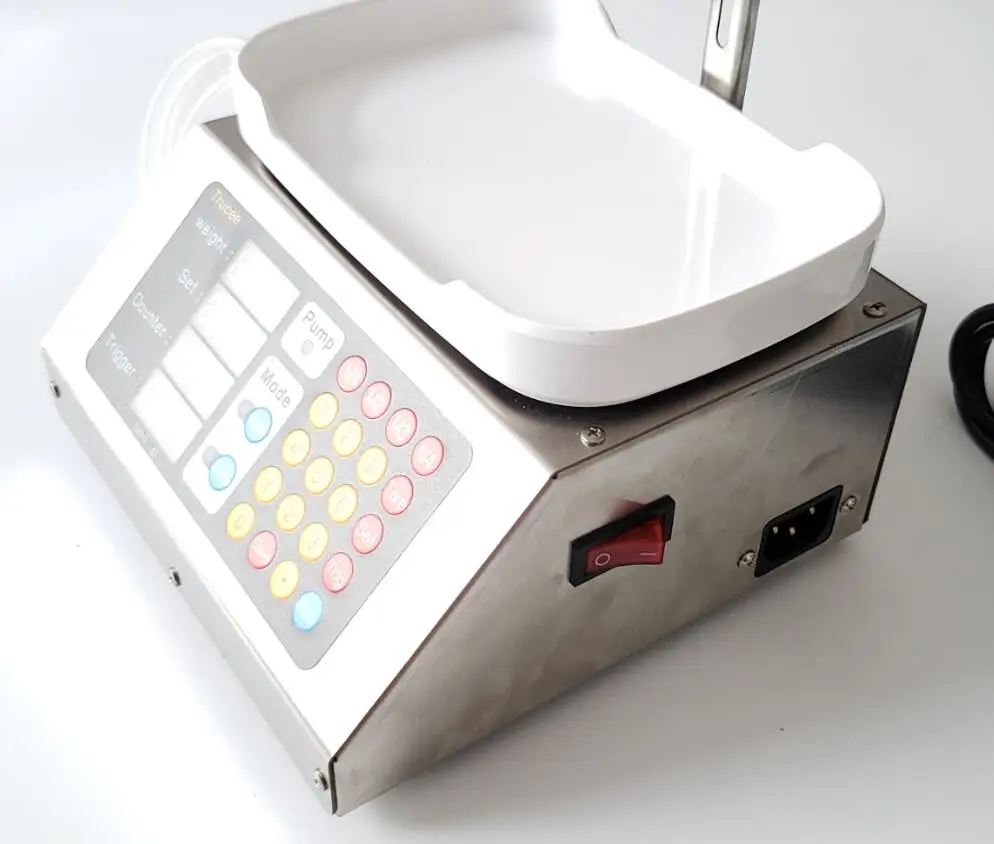 Weighing Peristaltic Pump Filling Machine Electronic Scale Filler 110v-220v Chemical Perfume E-Liquid Oil 0-50ml Free Shipping