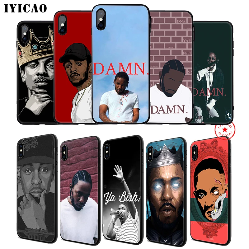 IYICAO Kendrick Lamar Damn Soft Phone Case for iPhone 11 Pro XR X XS Max 6 6S 7 8 Plus 5 5S SE Silicone TPU |