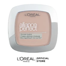 L'Oreal Paris Пудра компактная "Alliance Perfect, Совершенное слияние", выравнивающая и увлажняющая, оттенок N4, Бежевый, 9 г