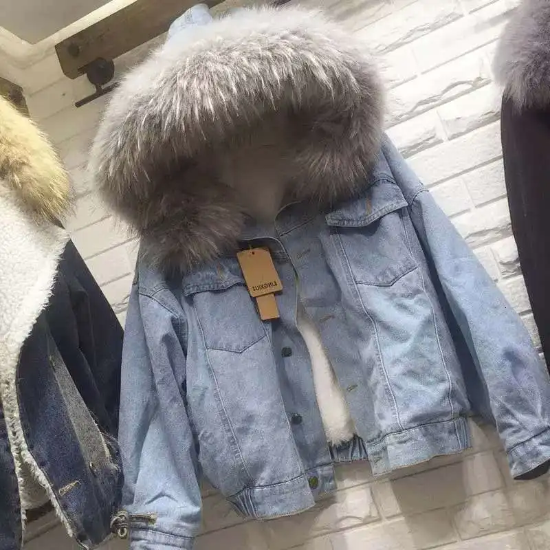 Зимнее Свободное пальто из овечьей шерсти, женская шапка, тяжелое хлопковое теплое Свободное пальто, свободное утепленное пальто
