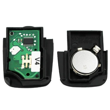 

2 Buttons Flip Remote Car Key Fob With Circuit Board for Golf MK4 Passat