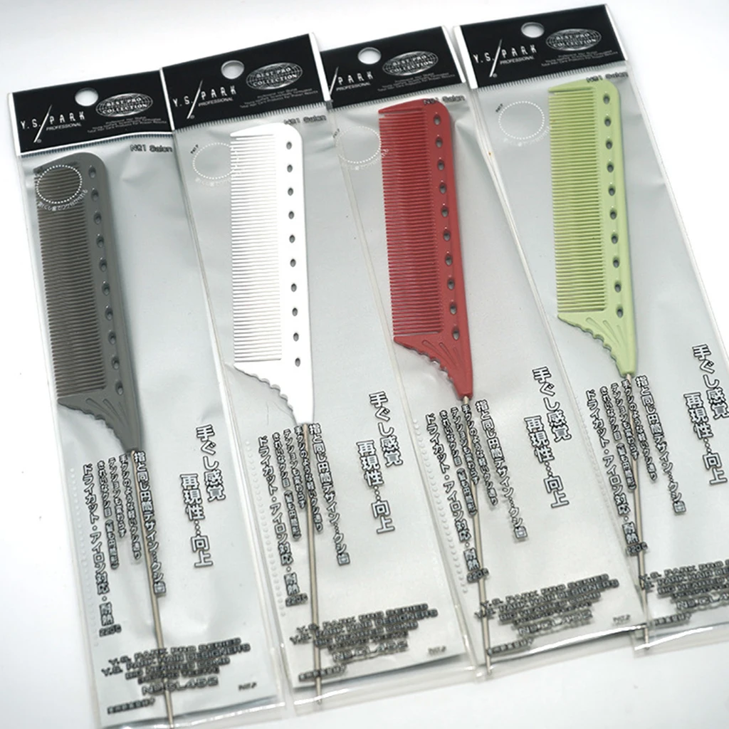 Highlight Combs Hair Salon Dye Comb For Home Salon Hair Styling Hairdressing Anti-static Fine-tooth Rat Tail Combs