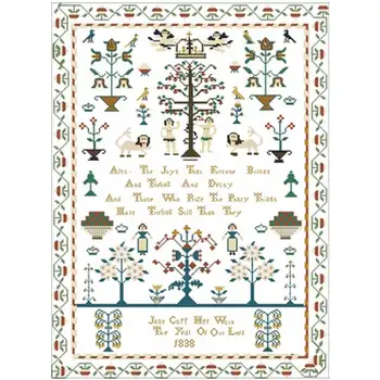 

Jigsaw-Eden patterns Counted Cross Stitch 11CT 14CT 18CT DIY Chinese Cross Stitch Kits Embroidery Needlework Sets home decor