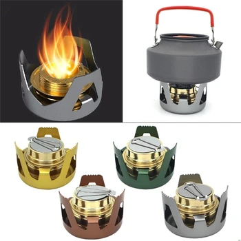 

Outdoor Picnic Stove Mini Portable Alcohol Stove Camping BBQ Furnace Spirit Combustor