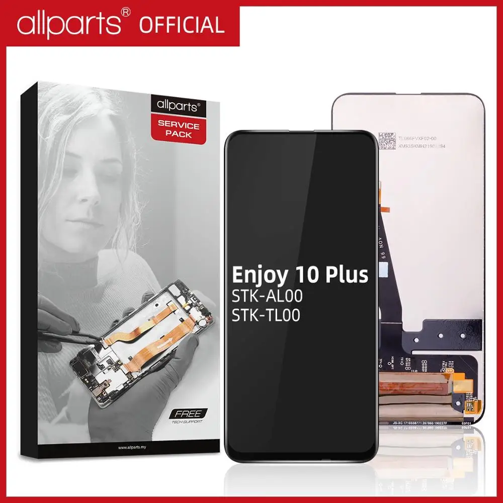 

Original IPS LCD For Huawei Enjoy 10 Plus LCD Display Digitizer Touch Screen Assembly STK-AL00 STK-TL00 Black