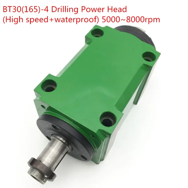 1.5кВт 2Hp BT30 Макс. 3000~ 8000 об/мин мощность головки блока 1500 Вт станок шпиндель головка для расточной фрезерной резки - Цвет: BT30(165)-4
