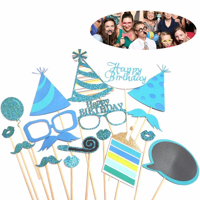 Gold 30 40 50 60 Crystal Birthday Queen Tiara Birthday Crown for Women 30th 40th 50th 60th Birthday Party Decoration Cake Topper Blue Photo Booth Set