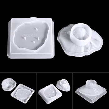 

1Set Clear Mount Fuji Resin Mold Flexible Silicone Jewelry Making Mold Resin Epoxy Mould Agate Casting DIY