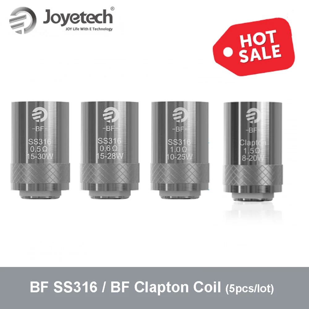 Оригинальная катушка Joyetech BF SS316 0 5/0 6/1 Ом головки для электронной сигареты eGo Aio /